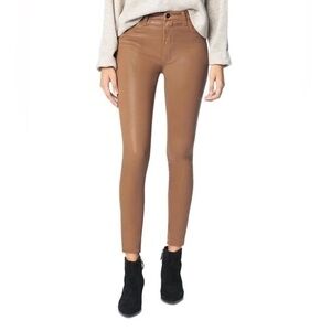 NWOT Joe's Jeans The Charlie Ankle Coated Maple Brown Size 28